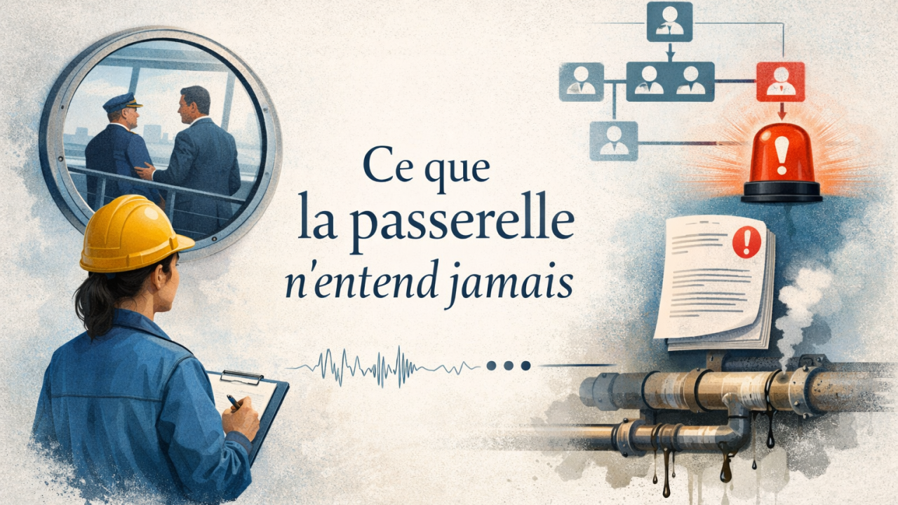 Illustration pour Ce que la passerelle n’entend jamais !